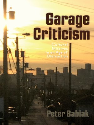 cover image of Garage Criticism